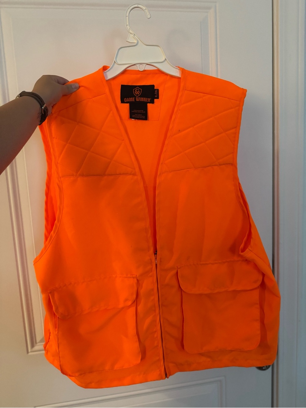 Game Winner Men's High-Visibility Orange Hunting Vest